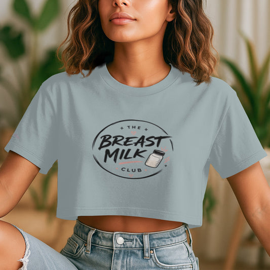 The Breast Milk Club Crop Tee