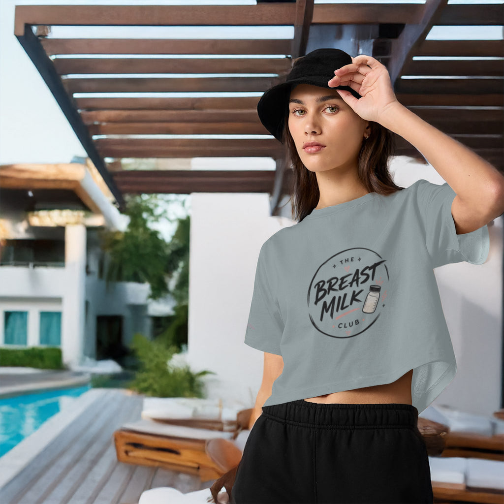 The Breast Milk Club Crop Tee