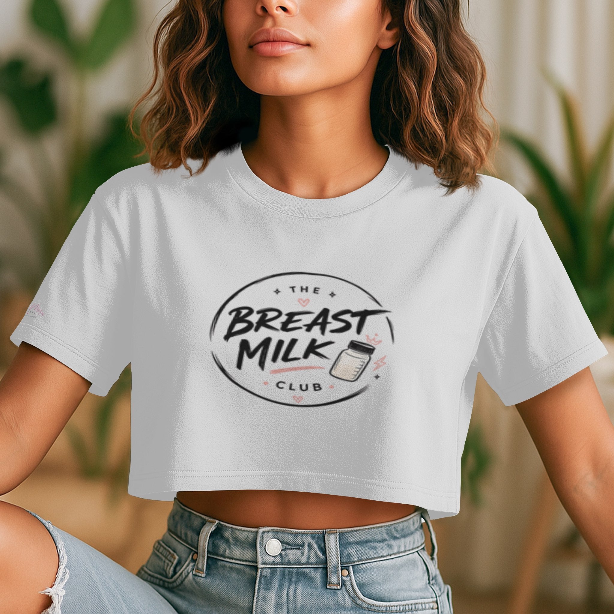 The Breast Milk Club Crop Tee