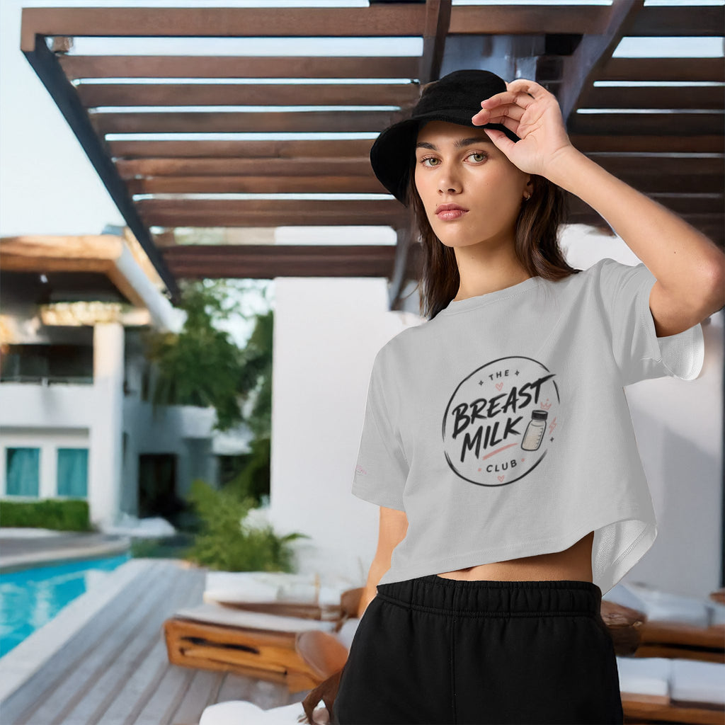 The Breast Milk Club Crop Tee
